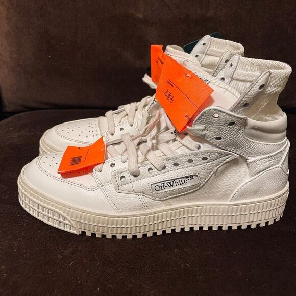 Size 9 Women’s/7.5 Men’s Off-White Off-Court 3.0 High White Virgil Abloh 39 EUR - Picture 3 of 15